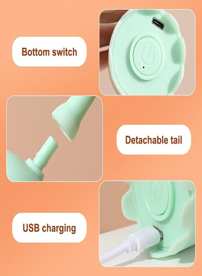 DONGKER Cat Wand Toy,Automatic Silicone Tail Cat Teaser Toy Rechargeable Kittens Self Play Toy for Indoor Cats Bored Stress Relief - Image 2
